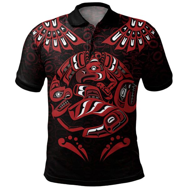 Canada Polo Shirt Haida Echo Of The Ancients