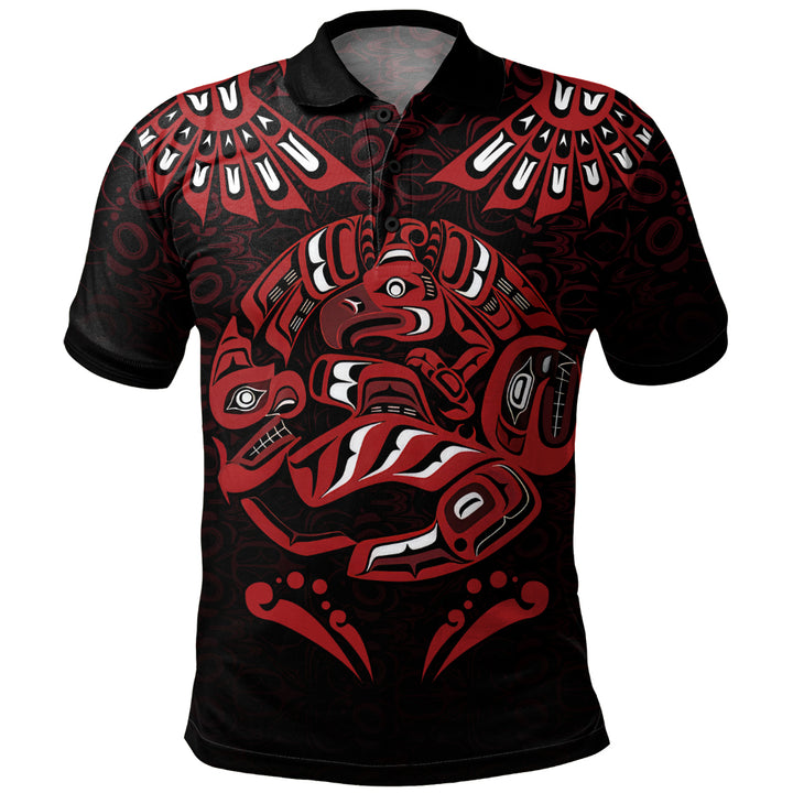 Canada Polo Shirt Haida Echo Of The Ancients