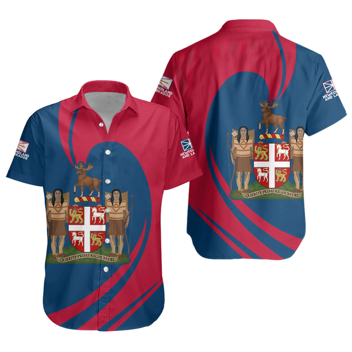 Newfoundland & Labrador Short Sleeve Shirt Legacy Of The Noble Spirit