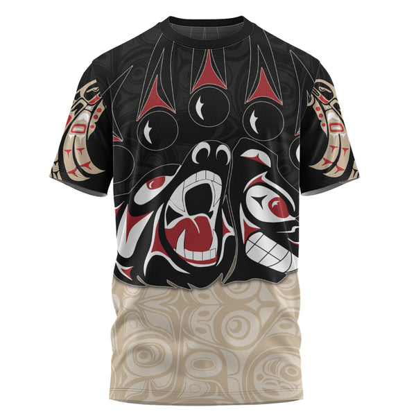 Canada T-Shirt Haida Strength Roaring Ancestral Energy