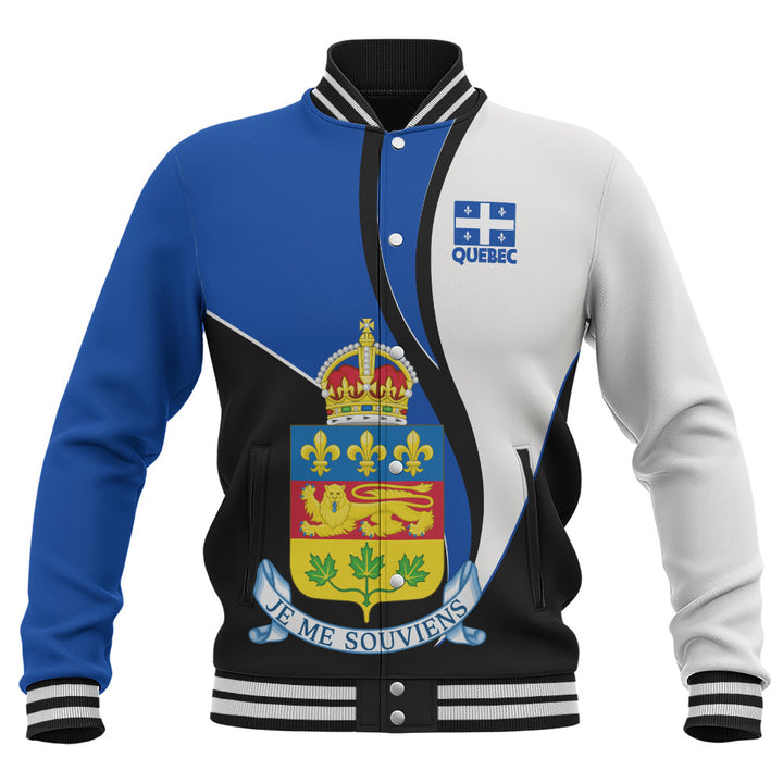 Quebec Baseball Jacket Heritage Pride Of The North