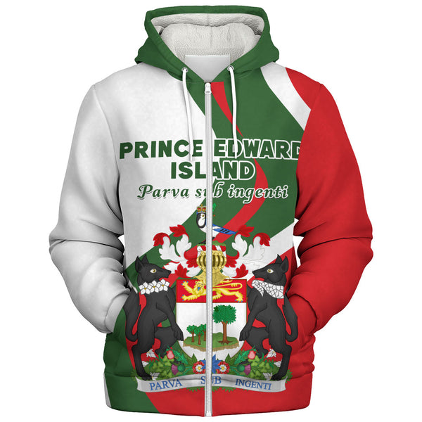Prince Edward Island Sherpa Hoodie Crest Of Identity
