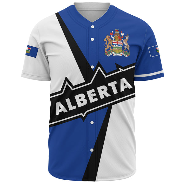 Alberta Baseball Shirt Loyal True North Provincial Style