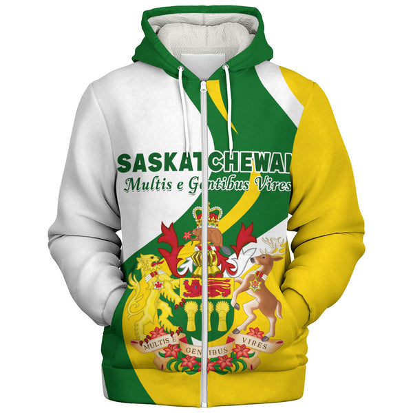 Saskatchewan Sherpa Hoodie Crest Of Identity