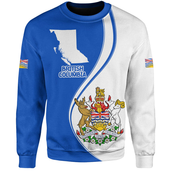 British Columbia Sweatshirt Canada Territories Pride