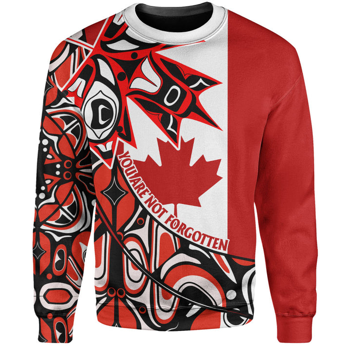 Canada Sweatshirt Maple Remembrance Indigenous Pride