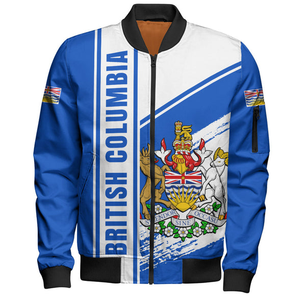 British Columbia Bomber Jacket Heritage Strength Crest