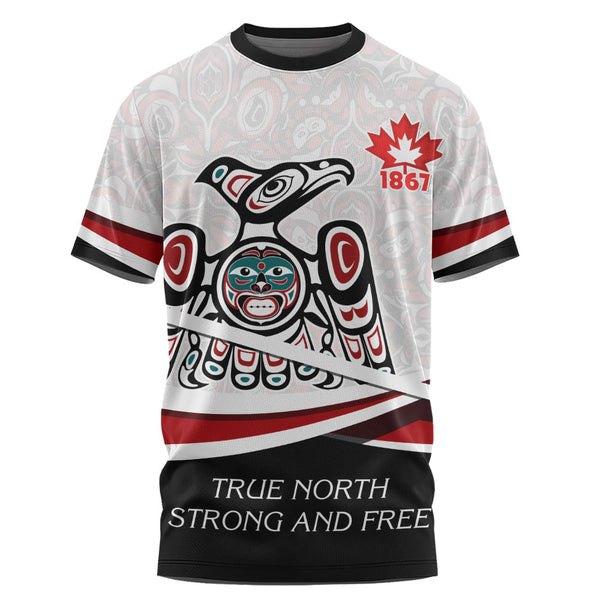 Canada T-Shirt True North Eagle Spirit 1867 Heritage Pride