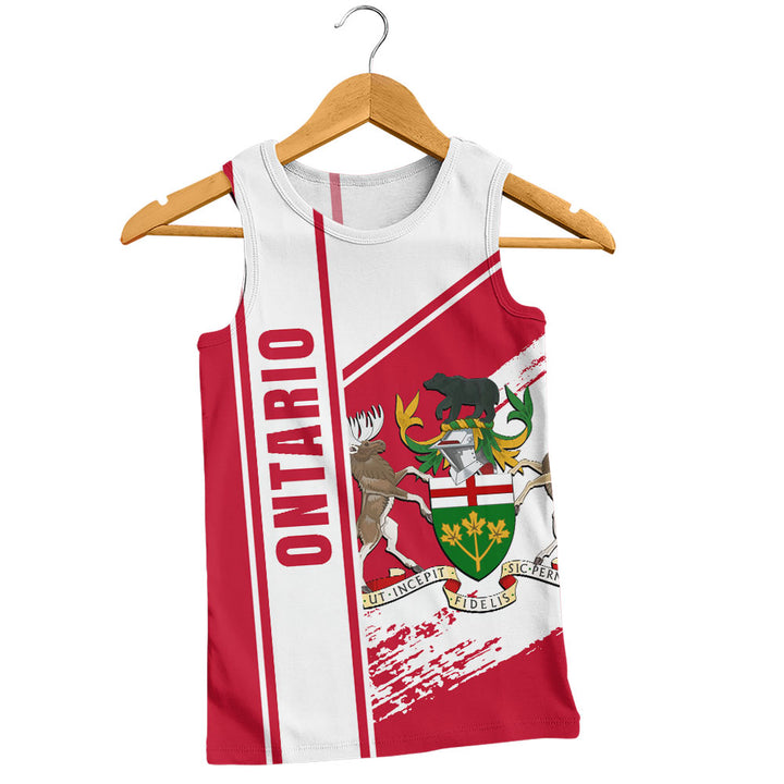 Ontario Tank Top Heritage Strength Crest