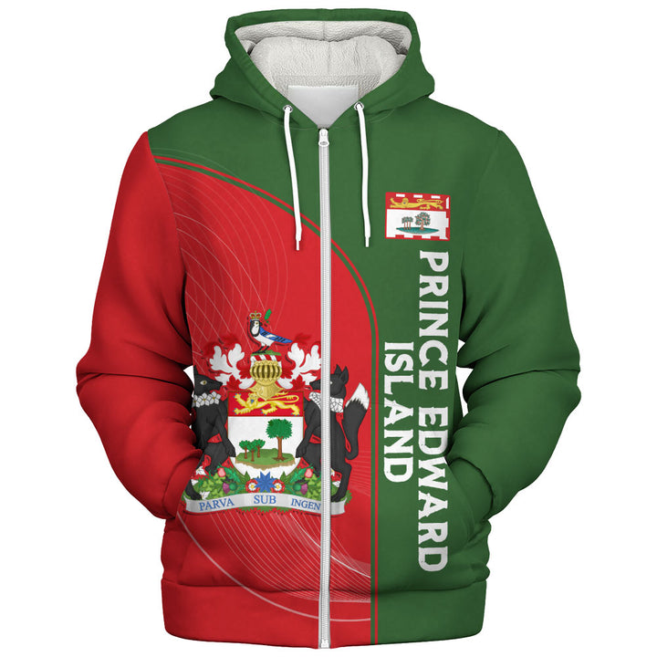 Prince Edward Island Sherpa Hoodie Proud Provincial Heritage