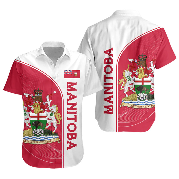 Manitoba Short Sleeve Shirt Proud Provincial Heritage