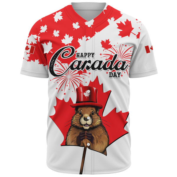Canada Baseball Shirt Beaver Bash Canada Day Special