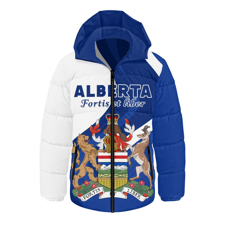 Alberta Hooded Padded Jacket Crest Of Identity