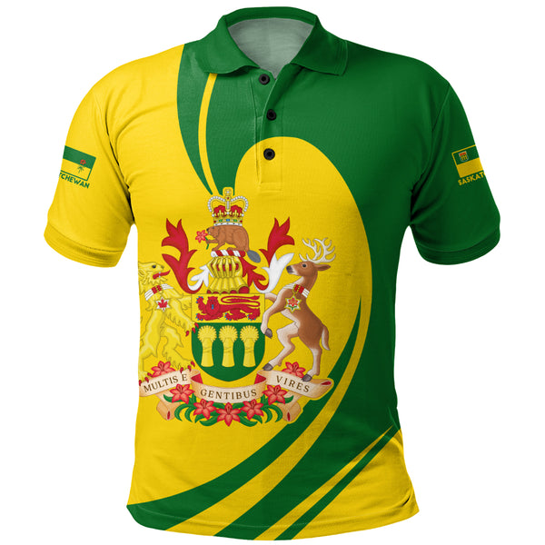 Saskatchewan Polo Shirt Legacy Of The Noble Spirit