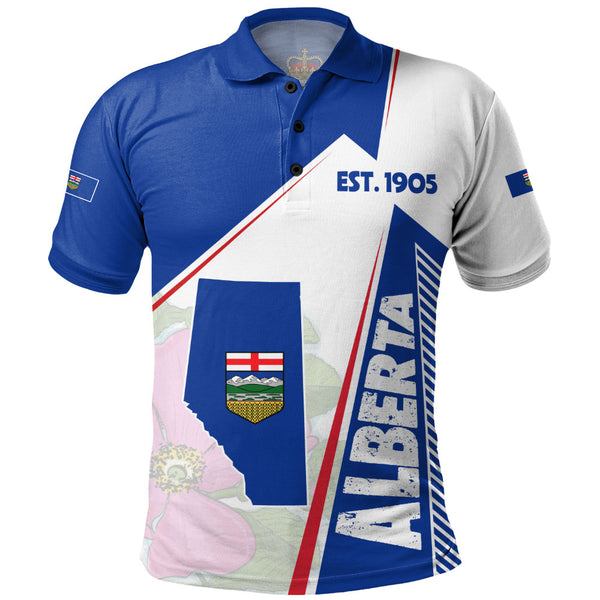 Alberta Polo Shirt United Provinces & Territories