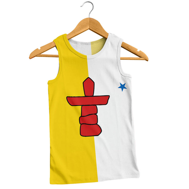 Nunavut Tank Top Flag Minimalist Pride Style