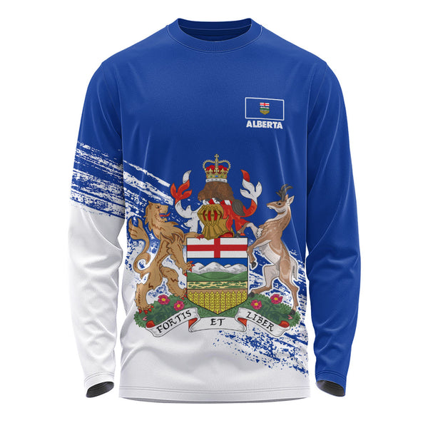 Alberta Long Sleeve T-Shirt Pride Of The Provinces