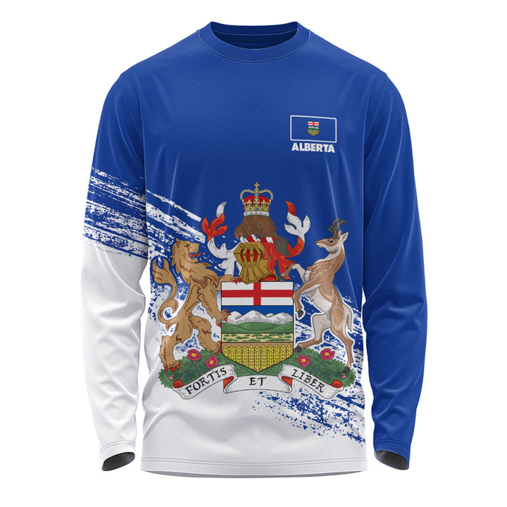 Alberta Long Sleeve T-Shirt Pride Of The Provinces