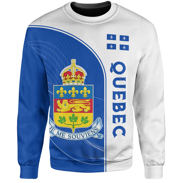 Quebec Sweatshirt Proud Provincial Heritage