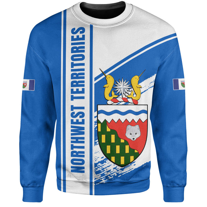 Northwest Territories Sweatshirt Heritage Strength Crest