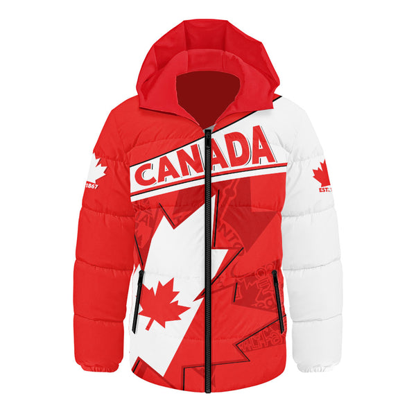 Canada Hooded Padded Jacket Maple Pride Bold Edition