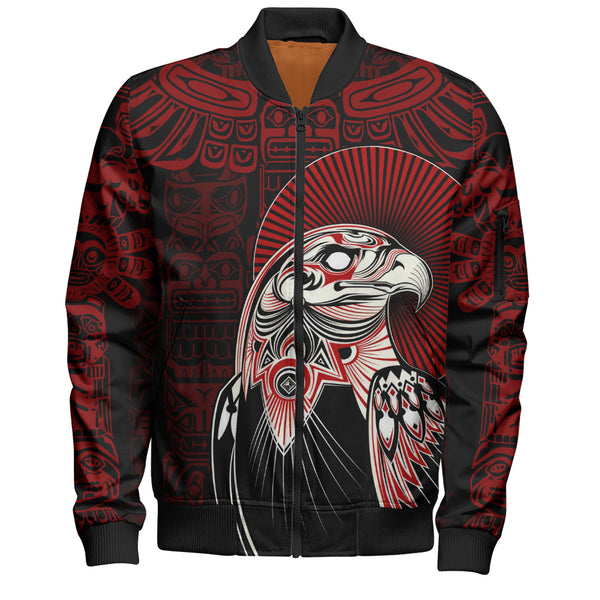 Canada Bomber Jacket Canada Haida Eagle Warrior Legacy