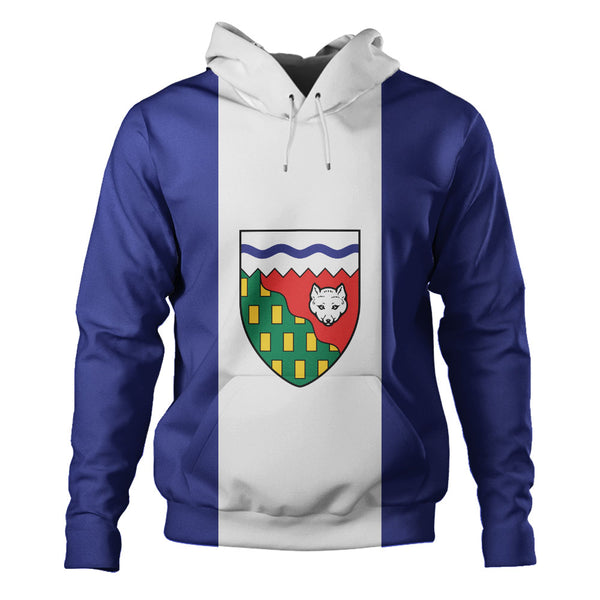 Northwest Territories Hoodie Flag Minimalist Pride Style