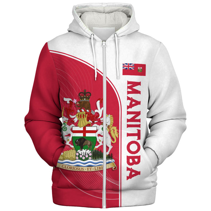 Manitoba Sherpa Hoodie Proud Provincial Heritage