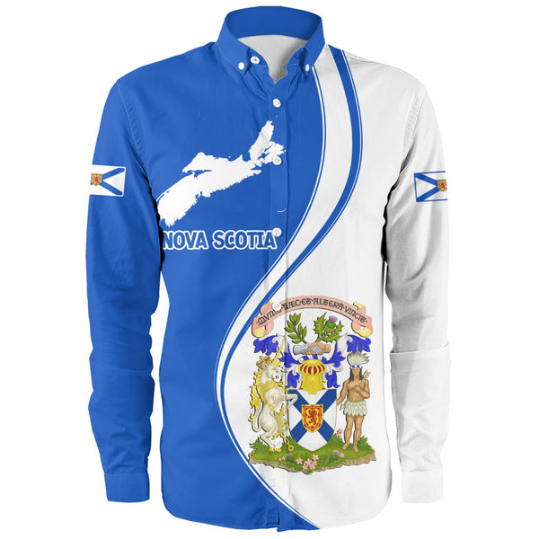 Nova Scotia Long Sleeve Shirt Canada Territories Pride