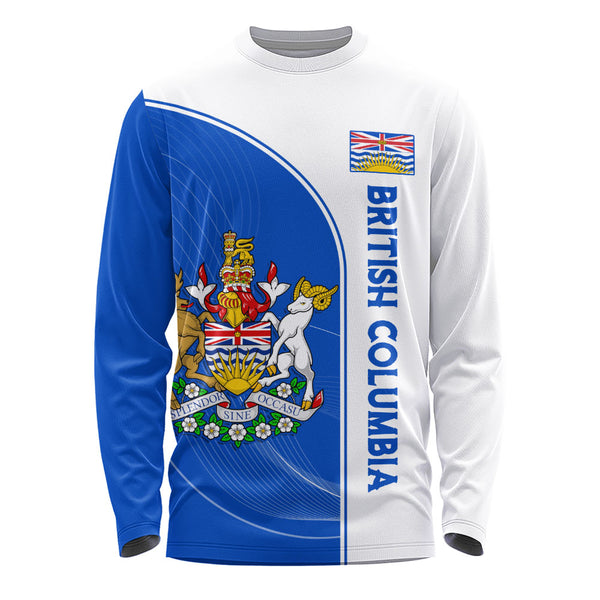 British Columbia Long Sleeve T-Shirt Proud Provincial Heritage