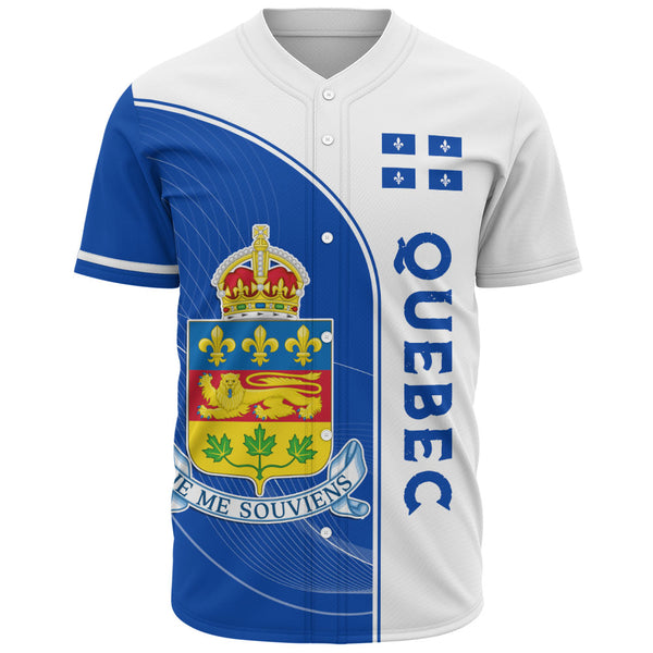 Quebec Baseball Shirt Proud Provincial Heritage
