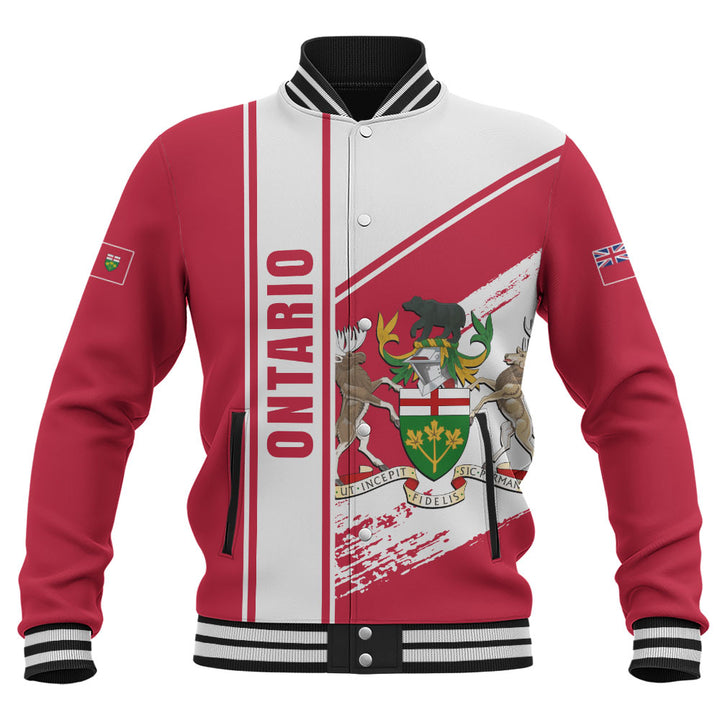 Ontario Baseball Jacket Heritage Strength Crest
