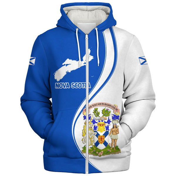 Nova Scotia Sherpa Hoodie Canada Territories Pride