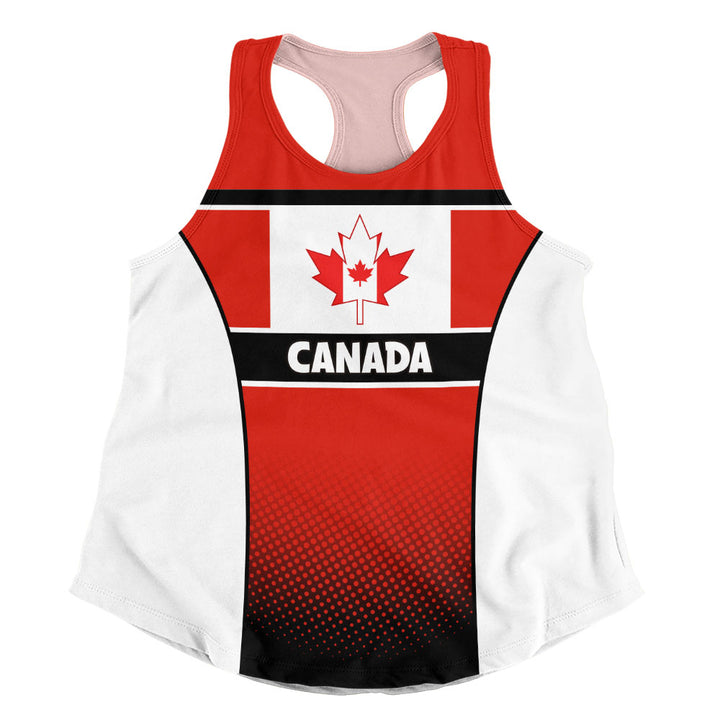 Canada Women Tank Canadian Flag Heritage