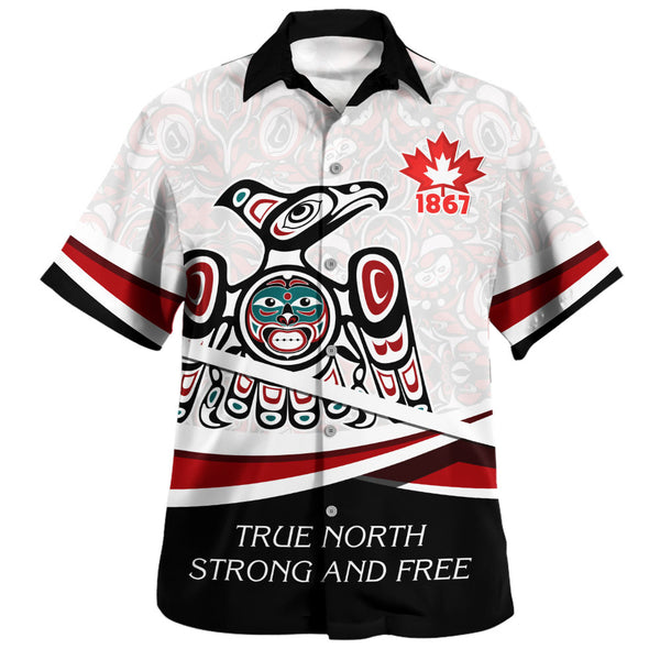 Canada Bowling Shirt True North Eagle Spirit 1867 Heritage Pride