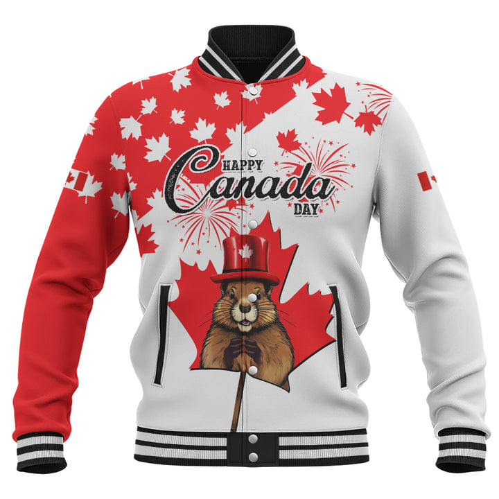 Canada Baseball Jacket Beaver Bash Canada Day Special