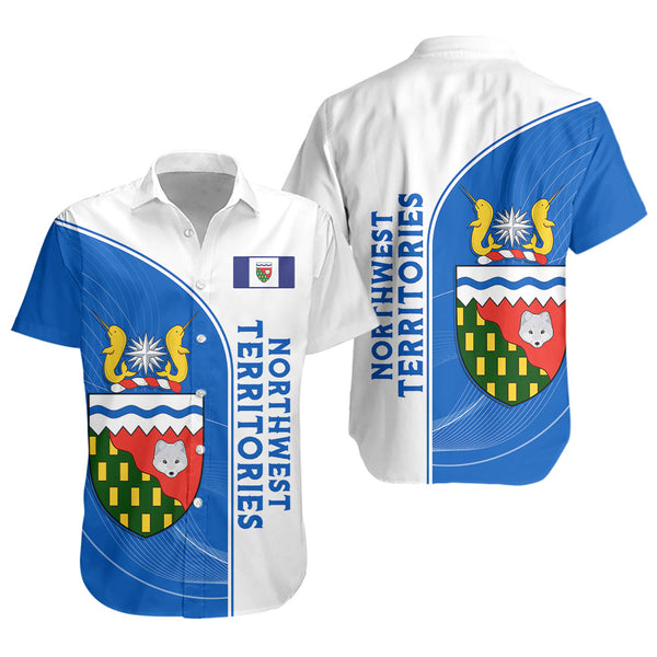 Northwest Territories Short Sleeve Shirt Proud Provincial Heritage