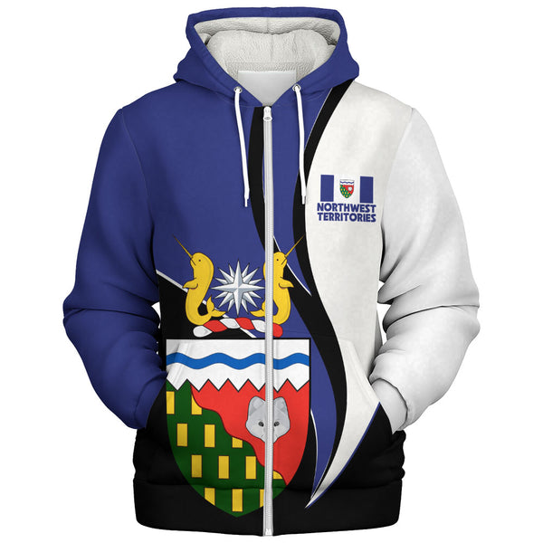 Northwest Territories Sherpa Hoodie Heritage Pride Of The North