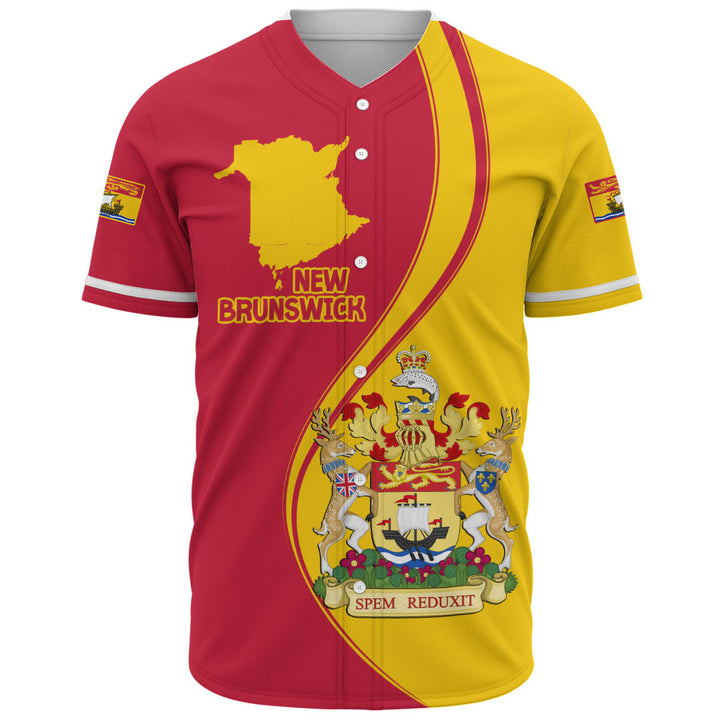 New Brunswick Baseball Shirt Canada Territories Pride