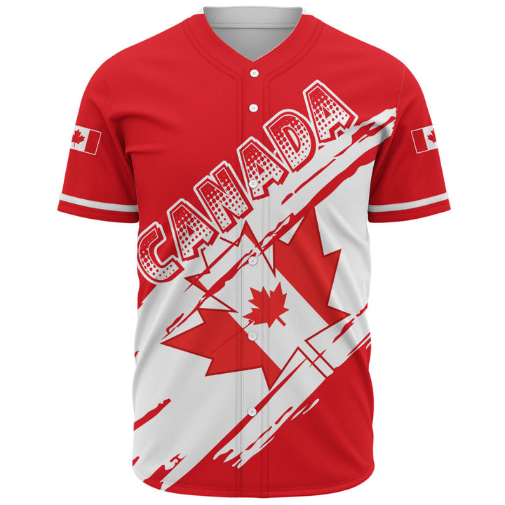 Canada Baseball Shirt Canada Pride Diagonal