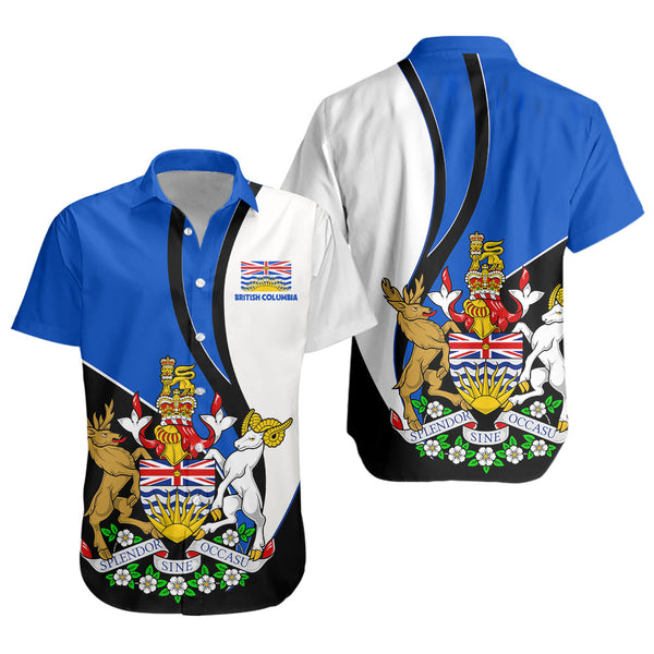 British Columbia Short Sleeve Shirt Heritage Pride Of The North