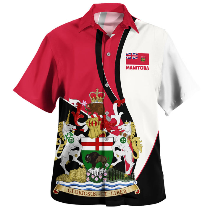 Manitoba Bowling Shirt Heritage Pride Of The North