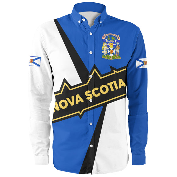 Nova Scotia Long Sleeve Shirt Loyal True North Provincial Style