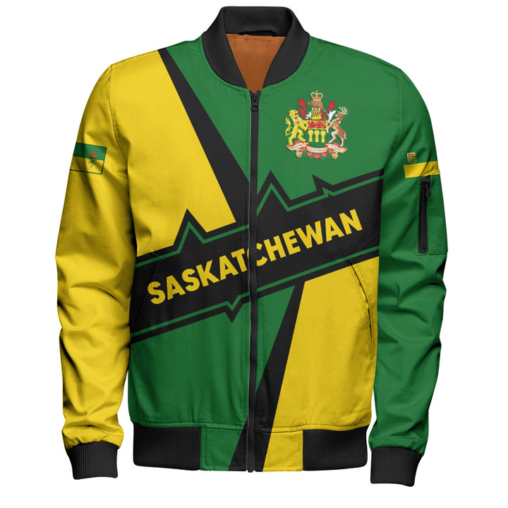 Saskatchewan Bomber Jacket Loyal True North Provincial Style