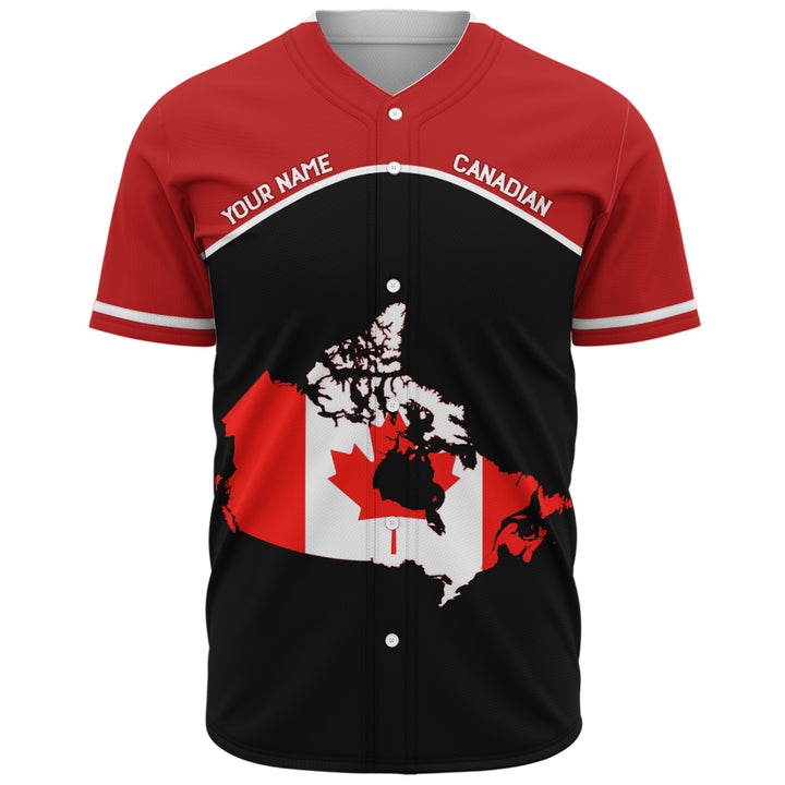 Canada Baseball Shirt Red North Classic Canadian Heritage Wear