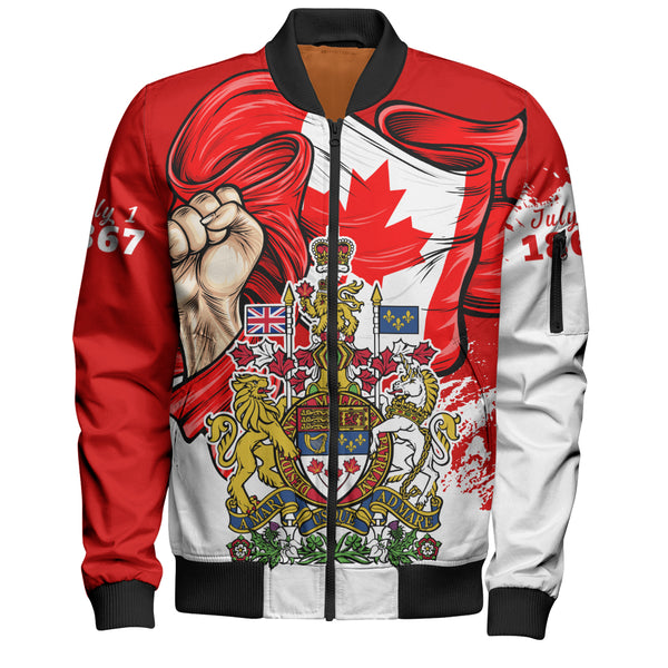 Canada Bomber Jacket Canada Power Pride And Heritage Crest