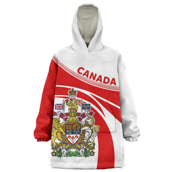 Canada Snug Hoodie Canada Coat Of Arms Glory Royal Design