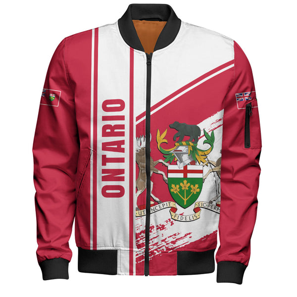 Ontario Bomber Jacket Heritage Strength Crest
