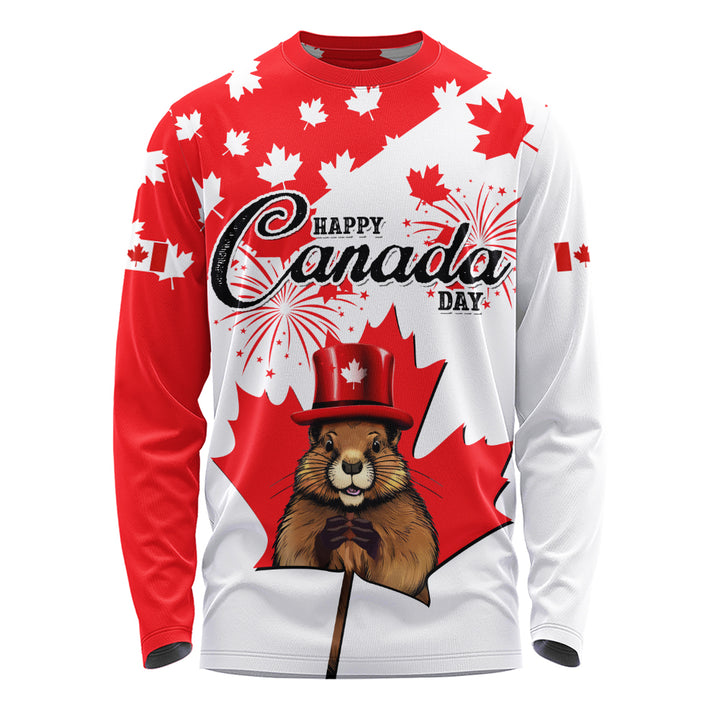 Canada Long Sleeve T-Shirt Beaver Bash Canada Day Special