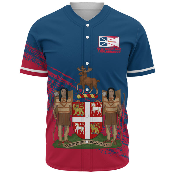 Newfoundland & Labrador Baseball Shirt Pride Of The Provinces